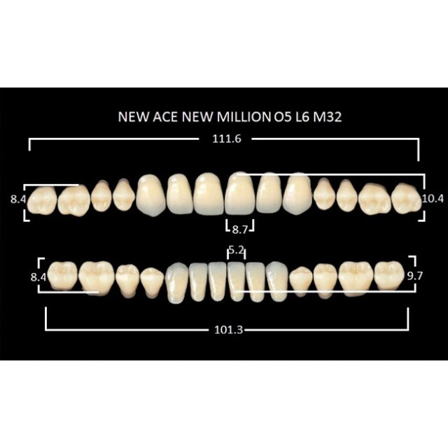 Зубы планка 28 шт MILLION NEW ACE O5/A1